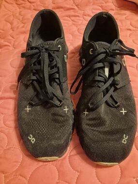 On Running Black Men’s Athletic Lace-Up Trainers